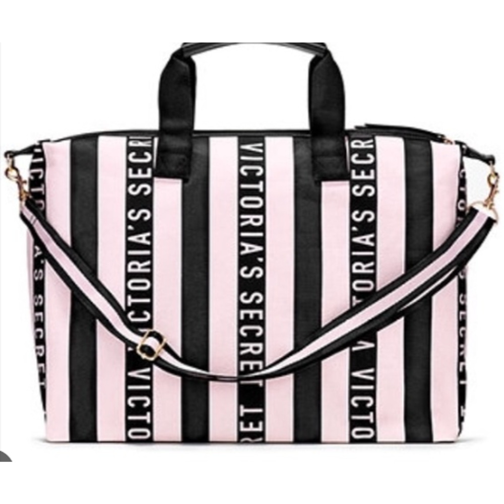 Victoria's Secret Zip Canvas Tote Bag Weekender